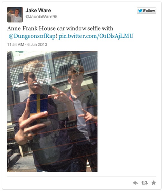 Illustration for article titled Selfies at Serious Places Is the Most Cringeworthy Tumblr of All Time
